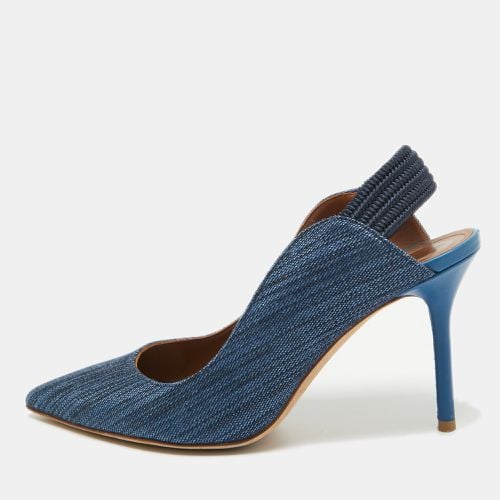 Malone Souliers Blue Canvas Slingback Pumps Size 37 - Malone Souliers - Modalova