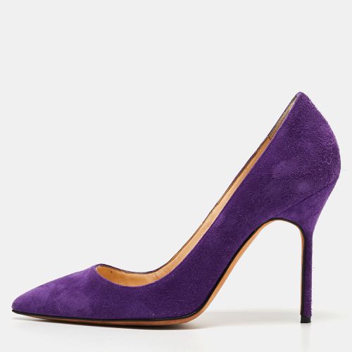 Manolo Blahnik Purple Suede BB Pointed Toe Pumps Size 36 - Manolo Blahnik - Modalova