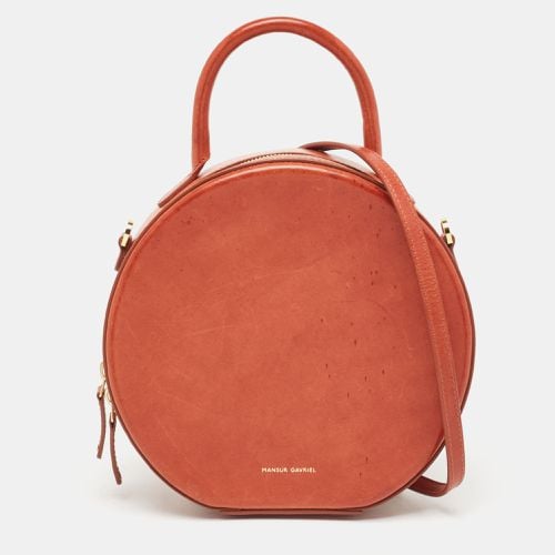 Mansur Gavriel Brown Leather Circle Crossbody Bag - Mansur Gavriel - Modalova