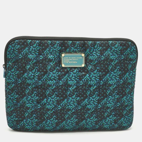 Marc by Marc Jacobs Black/Green Nylon Laptop Sleeve - Marc by Marc Jacobs - Modalova