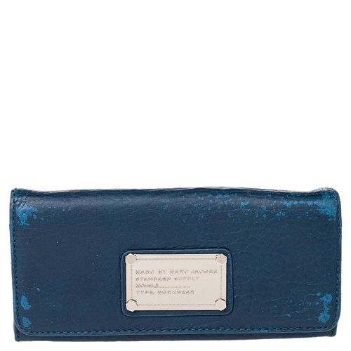 Marc by Marc Jacobs Blue Leather Flat Wallet - Marc by Marc Jacobs - Modalova