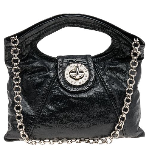 Marc by Marc Jacobs Black Leather Turnlock Shoulder Bag - Marc by Marc Jacobs - Modalova