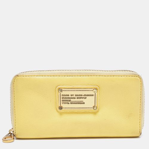 Marc by Marc Jacobs Yellow Leather Classic Q Zip Around Wallet - Marc by Marc Jacobs - Modalova