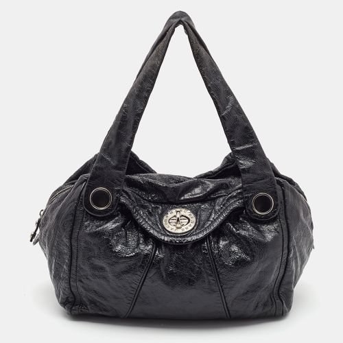 Marc by Marc Jacobs Black Glossy Leather Shoulder Bag - Marc by Marc Jacobs - Modalova