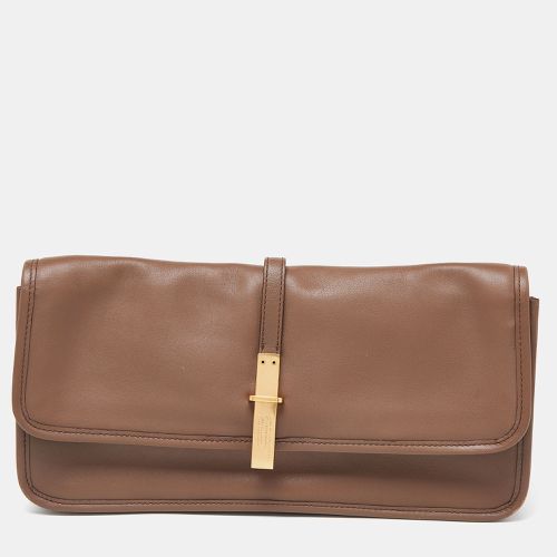 Marc by Marc Jacobs Beige Leather Metal Flap Clutch - Marc by Marc Jacobs - Modalova