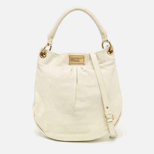 Marc by Marc Jacobs Off White Leather Classic Q Hillier Hobo - Marc by Marc Jacobs - Modalova