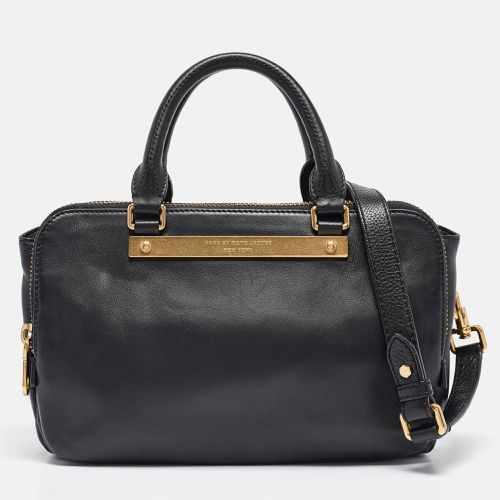 Marc by Marc Jacobs Black Leather Goodbye Columbus Satchel - Marc by Marc Jacobs - Modalova