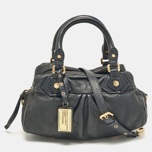 Marc by Marc Jacobs Navy Blue Leather Classic Q Baby Aidan Satchel - Marc by Marc Jacobs - Modalova