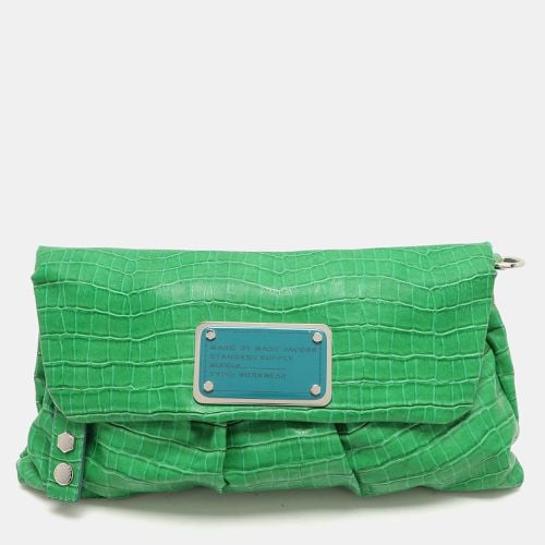 Marc by Marc Jacobs Green Croc Embossed PVC Shoulder Bag - Marc by Marc Jacobs - Modalova