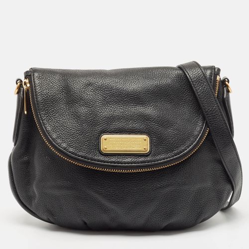 Marc by Marc Jacobs Black Leather Classic Q Natasha Crossbody Bag - Marc by Marc Jacobs - Modalova