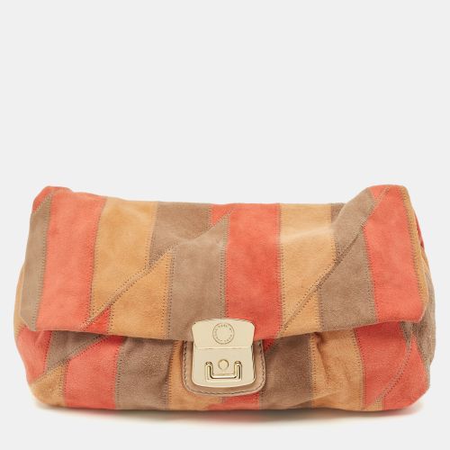 Marc by Marc Jacobs Tricolor Striped Suede Clutch - Marc by Marc Jacobs - Modalova
