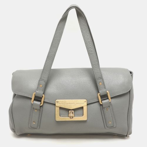 Marc by Marc Jacobs Grey Leather Turn Lock Flap Satchel - Marc by Marc Jacobs - Modalova