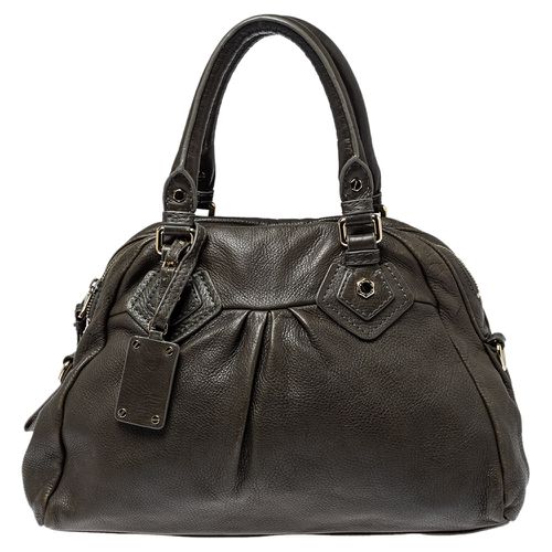 Marc by Marc Jacobs Dark Moss Green Leather Classic Q Baby Aidan Satchel - Marc by Marc Jacobs - Modalova