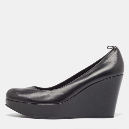 Marc by Marc Jacobs Black Leather Wedge Platform Pumps Size 37 - Marc by Marc Jacobs - Modalova