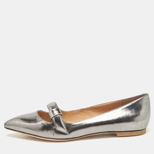 Marc by Marc Jacobs Silver Leather Ballet Flats Size 37.5 - Marc by Marc Jacobs - Modalova