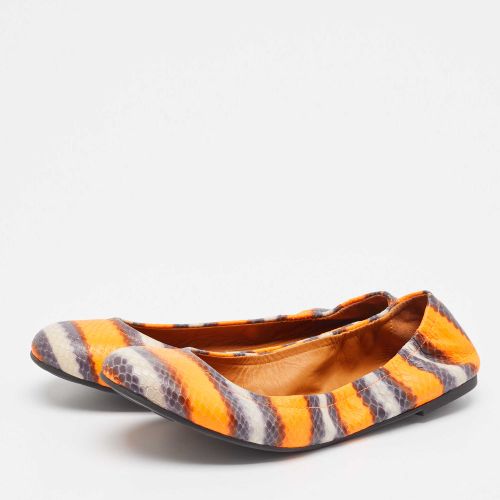 Python Embossed Leather Ballet Flats Size 37 - Marc by Marc Jacobs - Modalova