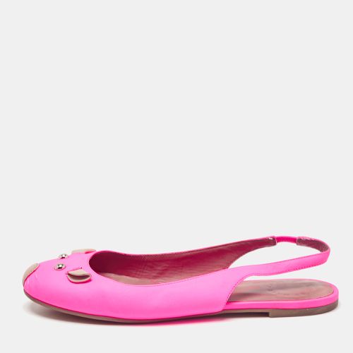 Marc by Marc Jacobs Pink Leather Mouse Slingback Flats Size 37 - Marc by Marc Jacobs - Modalova