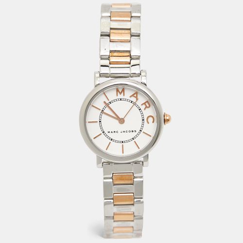 Marc By Marc Jacobs White Two-Tone Stainless Steel Roxy MJ3553 Women's Wristwatch 28 mm - Marc by Marc Jacobs - Modalova