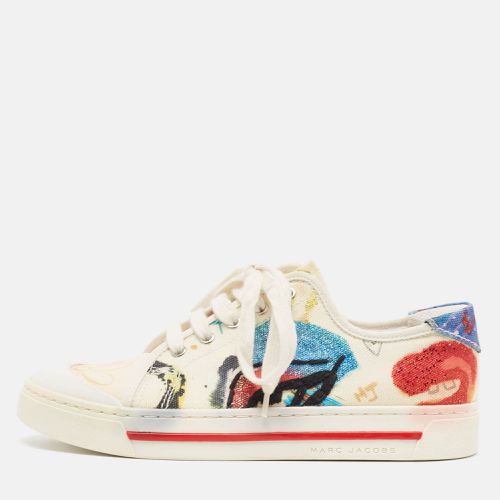 Marc Jacobs Canvas Flower Print Low Top Sneakers Size 37 - Marc by Marc Jacobs - Modalova