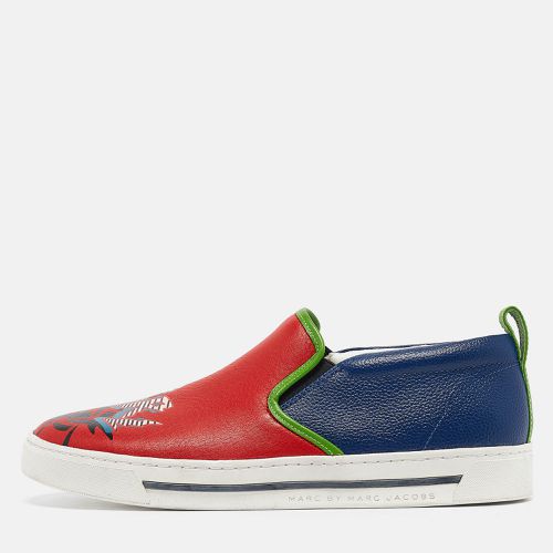 Marc by Marc Jacobs Red Leather Slip On Sneakers Size 40 - Marc by Marc Jacobs - Modalova