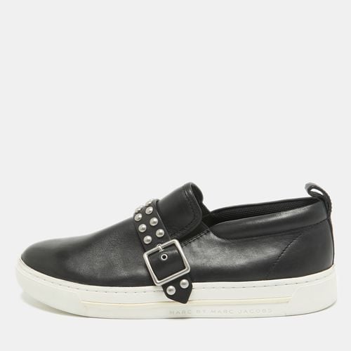 Marc by Marc Jacobs Black Leather Slip On Sneakers Size 37 - Marc by Marc Jacobs - Modalova