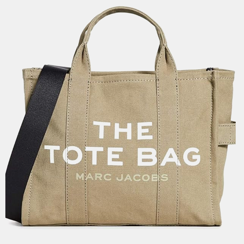 Marc Jacobs Slate Green Cotton Women's The Medium Tote Bag - Marc Jacobs - Modalova