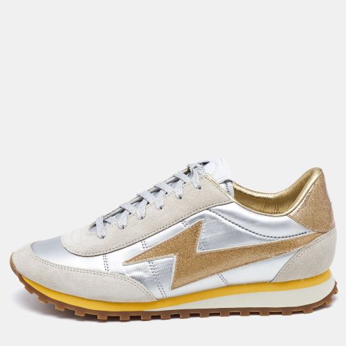 Marc Jacobs Two Tone Suede and Leather Lace Up Sneakers Size 40 - Marc Jacobs - Modalova