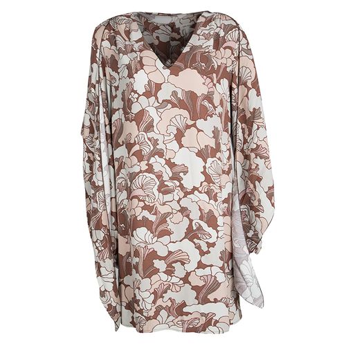 Marc Jacobs Floral Printed Long Sleeve V-Neck Tunic and Scarf Set M - Marc Jacobs - Modalova