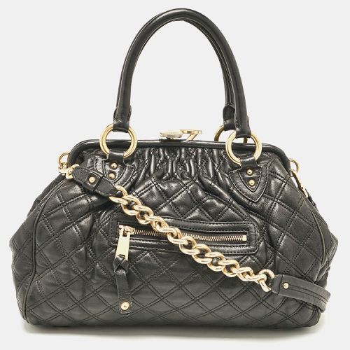 Marc Jacobs Black Quilted Leather Stam Satchel - Marc Jacobs - Modalova