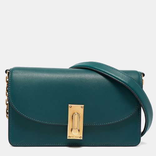 Marc Jacobs Teal Green Leather Jane Wallet On Chain - Marc Jacobs - Modalova