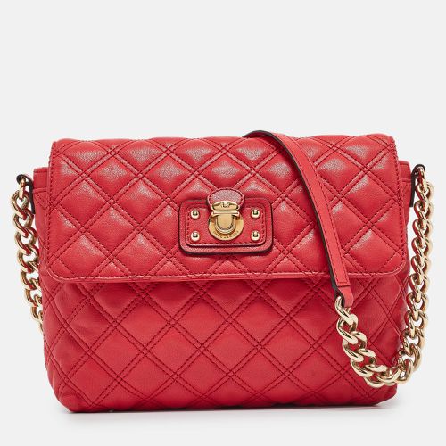 Marc Jacobs Red Quilted Leather Large Single Flap Shoulder Bag - Marc Jacobs - Modalova