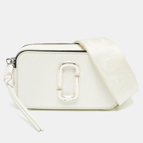 Marc Jacobs White Patent Leather Snapshot Crossbody Bag - Marc Jacobs - Modalova