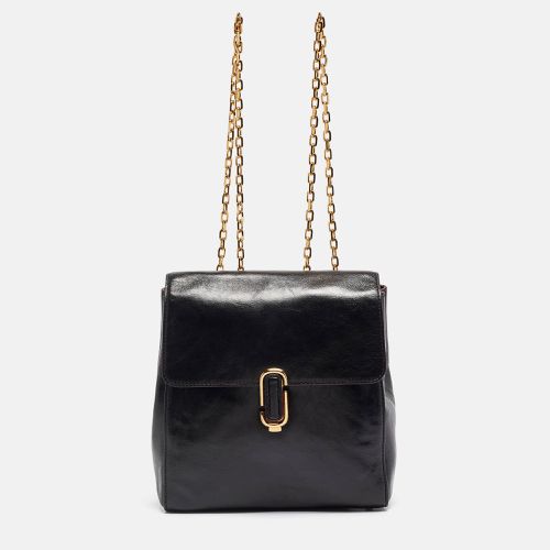 Glossy Leather Chain Strap Backpack - Marc Jacobs - Modalova