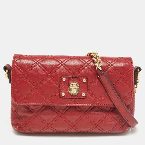 Marc Jacobs Red Quilted Leather The Small Single Flap Bag - Marc Jacobs - Modalova