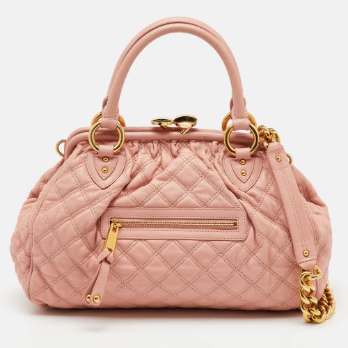 Marc Jacobs Blush Pink Quilted Leather Stam Satchel - Marc Jacobs - Modalova