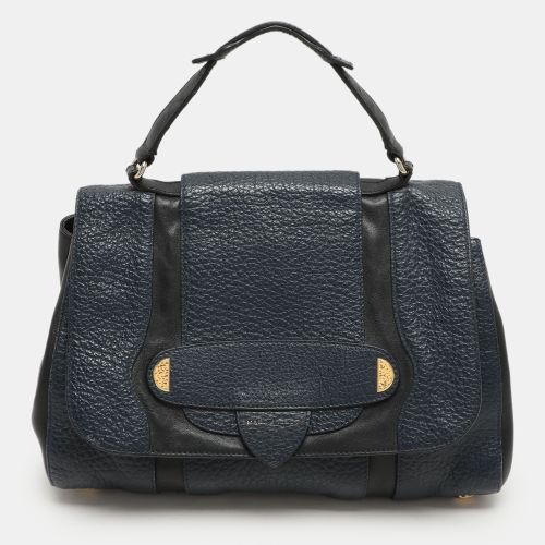 Marc Jacobs Navy Blue/Black Leather Thompson Top Handle Bag - Marc Jacobs - Modalova