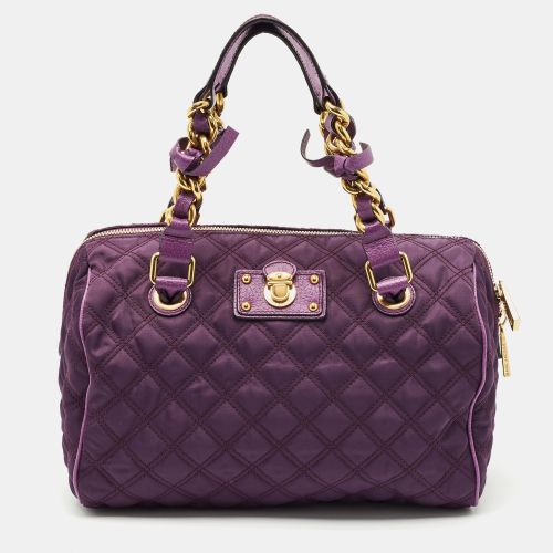 Marc Jacobs Purple Quilted Leather Westside Boston Bag - Marc Jacobs - Modalova