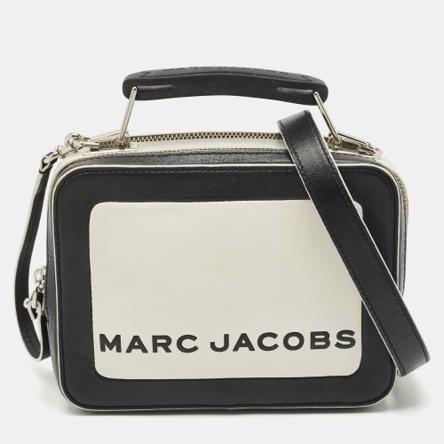 Marc Jacobs Black/White Leather The Box 20 Top Handle Bag - Marc Jacobs - Modalova