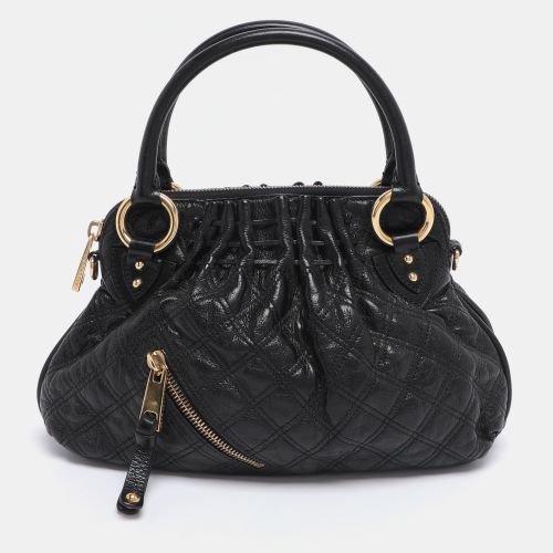 Marc Jacobs Black Quilted Leather Small Cecilia Satchel - Marc Jacobs - Modalova