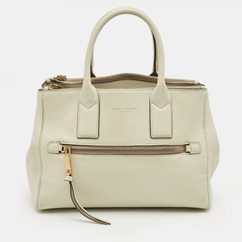 Marc Jacobs Off White Leather Gotham North South Tote - Marc Jacobs - Modalova