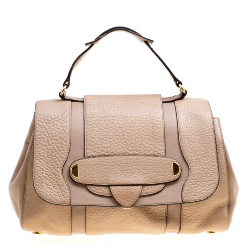 Marc Jacobs Beige Leather Thompson Top Handle Satchel - Marc Jacobs - Modalova