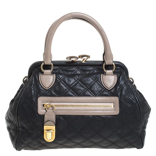 Marc Jacobs Black Quilted Leather Mini Stam Satchel - Marc Jacobs - Modalova