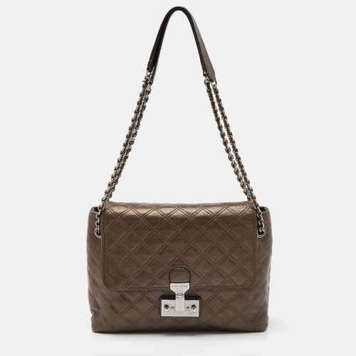 Marc Jacobs Metallic Quilted Leather Flap Shoulder Bag - Marc Jacobs - Modalova