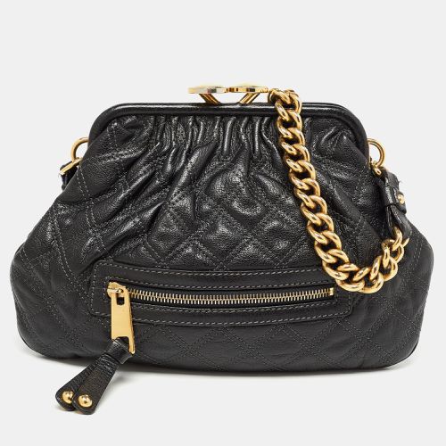 Marc Jacobs Black Quilted Leather Little Stam Shoulder Bag - Marc Jacobs - Modalova