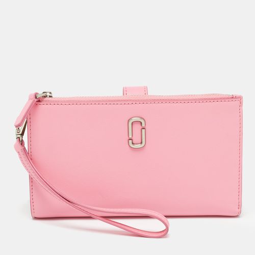 Marc Jacobs Pink/Beige Leather The Phone Wristlet Wallet - Marc Jacobs - Modalova