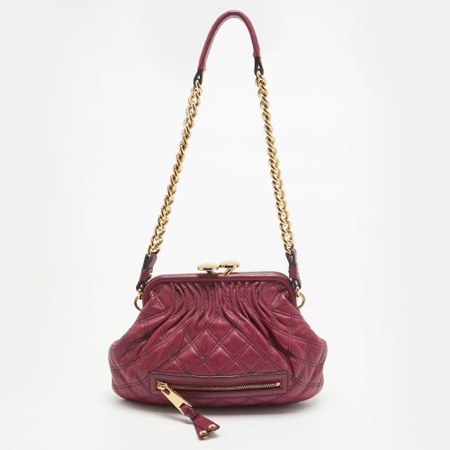 Marc Jacobs Fuchsia Quilted Leather Little Stam Shoulder Bag - Marc Jacobs - Modalova