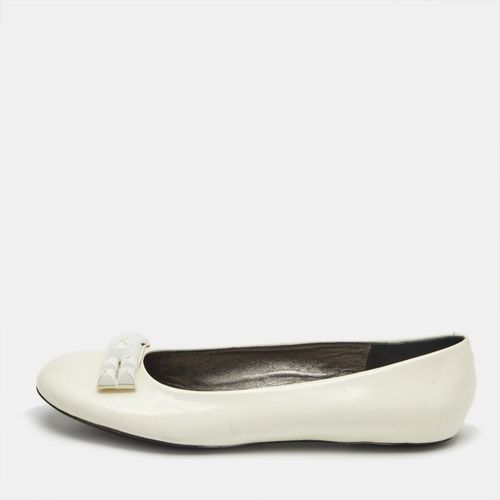 Marc Jacobs White Patent Leather Ballet Flats Size 37 - Marc Jacobs - Modalova