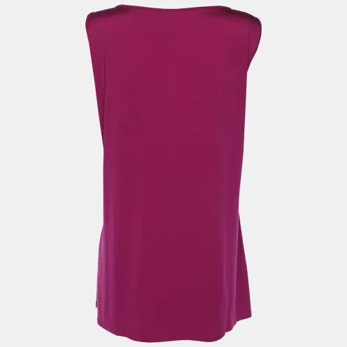 Jersey Gathered Front Top L - Marina Rinaldi - Modalova