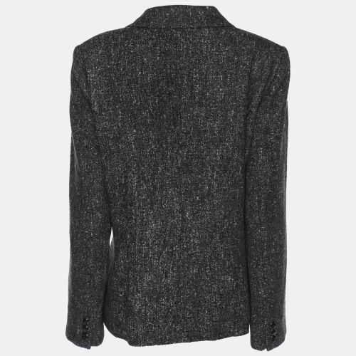 Tweed Single Breasted Blazer L - Marina Rinaldi - Modalova