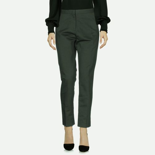 Marni Khaki Green Gabardine Trousers Size 38 - Marni - Modalova